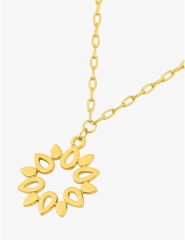 Collier or 750 ‰ jaune cœur...