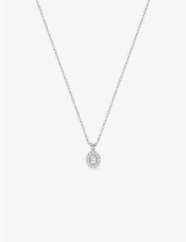 Collier or 375 ‰ blanc...