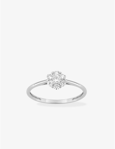 Bague diamants synthétiques...