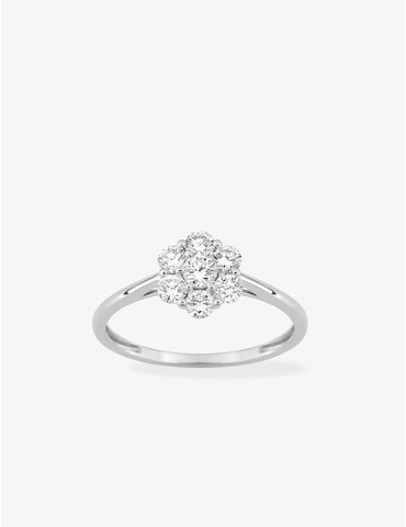 Bague diamants synthétiques...
