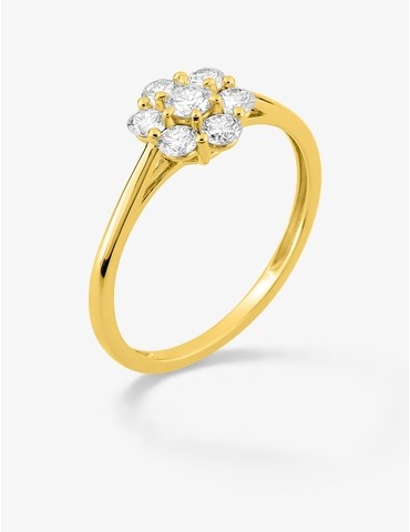 Bague diamants synthétiques...