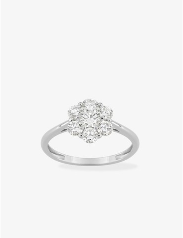 Bague diamants synthétiques...