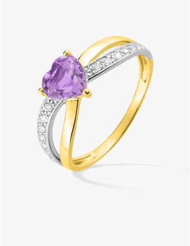 Bague or 375 ‰ jaune et...