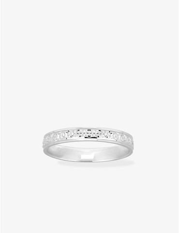 Bague alliance en or blanc...