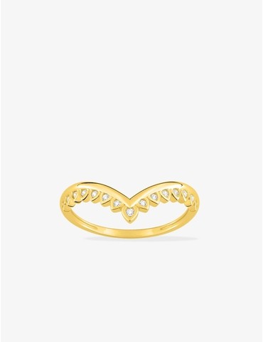 Bague en or jaune 375 ‰...