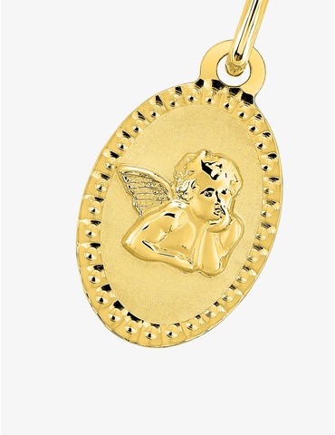 Médaille or jaune 375 ‰...