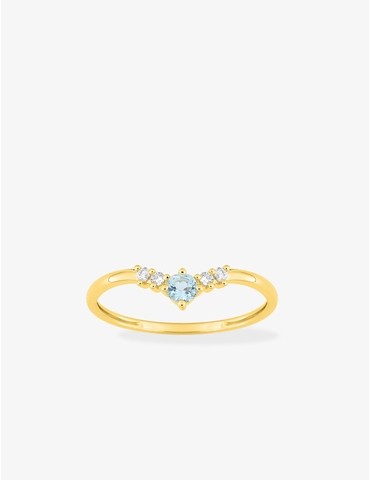 Bague or jaune 375 ‰ anneau...