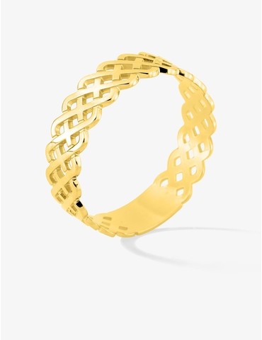 Bague or jaune 375 ‰...