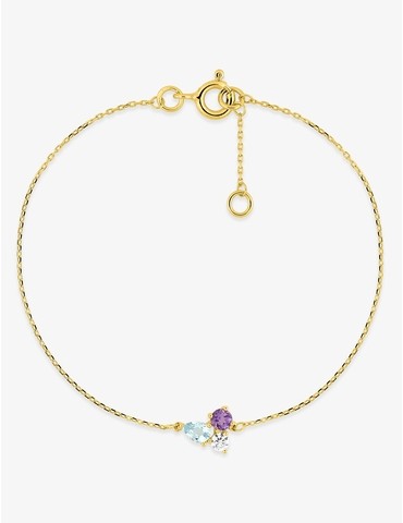 Bracelet en or jaune 375 ‰...
