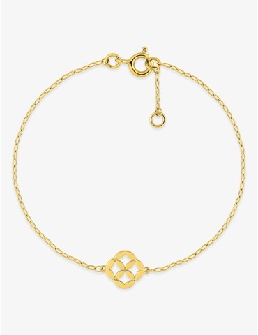 Bracelet or jaune 375 ‰...