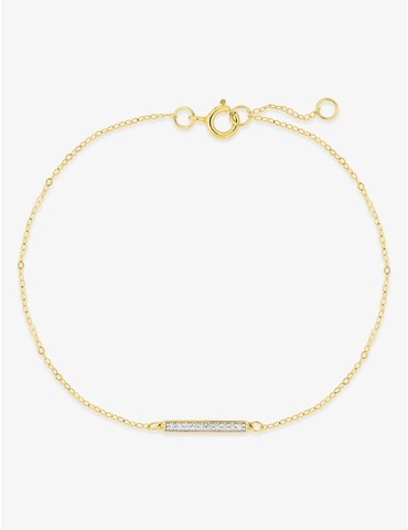 Bracelet or jaune 375 ‰...