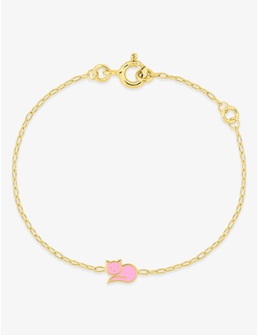 Bracelet bébé or jaune 375...