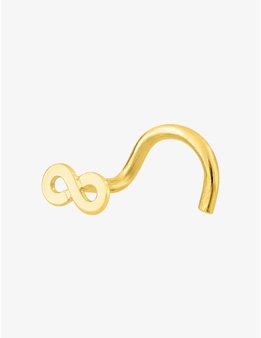 Piercing de nez or jaune...