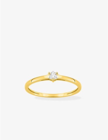 Bague solitaire diamant...