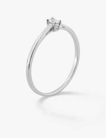 Bague solitaire diamant...