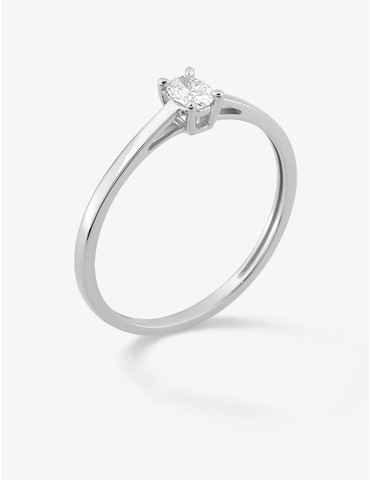 Bague solitaire diamant...