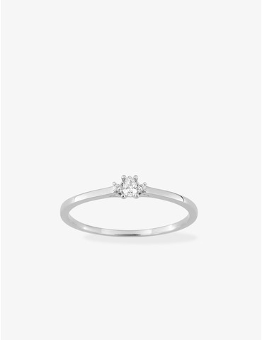 Bague solitaire poire...