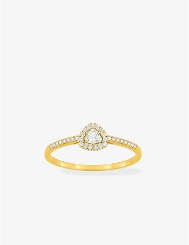 Bague diamants synthétiques...