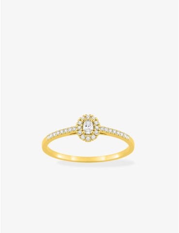 Bague diamants synthétiques...