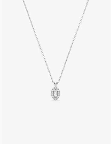 Collier or 375 ‰ blanc...