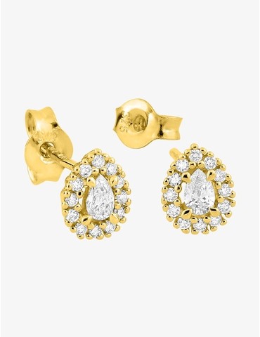 Boucles d'oreilles clou or...