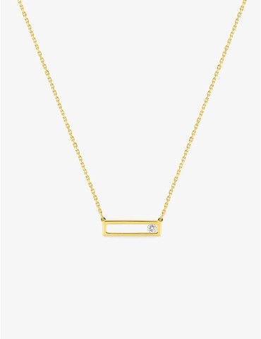 Collier or jaune 750 ‰...