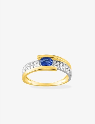 Bague fantaisie solitaire...
