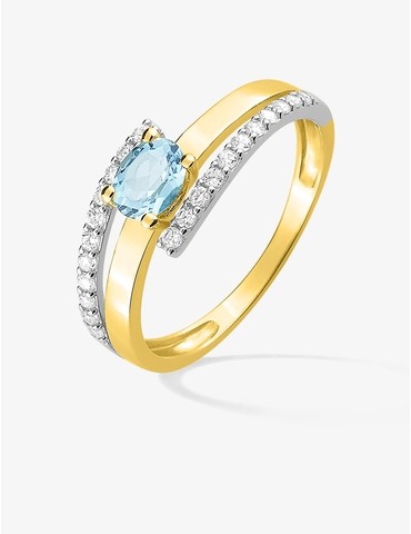 Bague solitaire fantaisie...