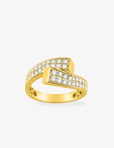 Bague multi avec pavage or...