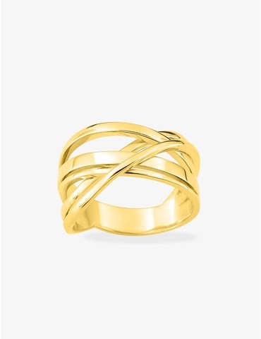 Bague fantaisie or 750 ‰ jaune