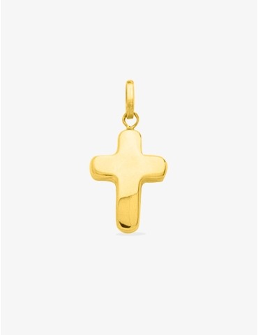 Pendentif croix creuse or...