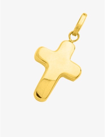 Pendentif croix creuse or...