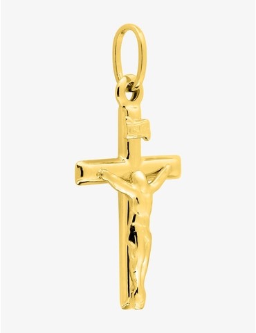 Pendentif creux croix et...