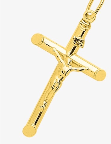 Pendentif creux croix et...