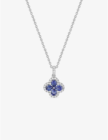Collier trèfle or 750 ‰...