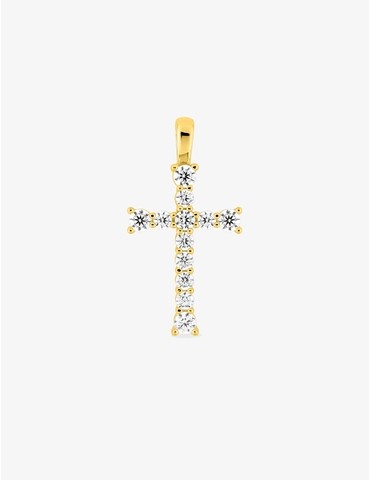 Pendentif croix or 750 ‰...