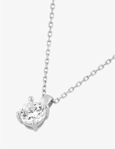Collier solitaire or 375 ‰...