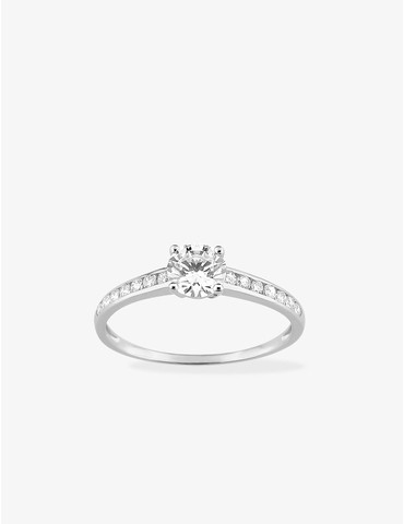 Bague solitaire anneau de...