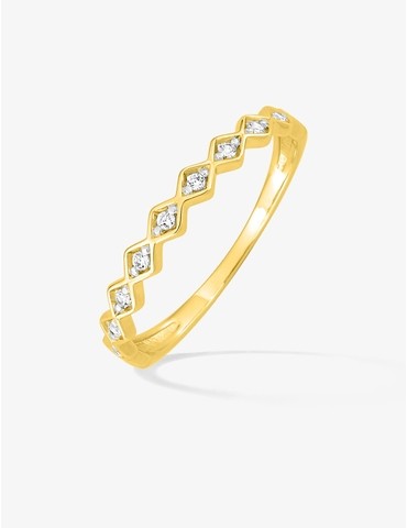 Bague en or jaune 750‰...