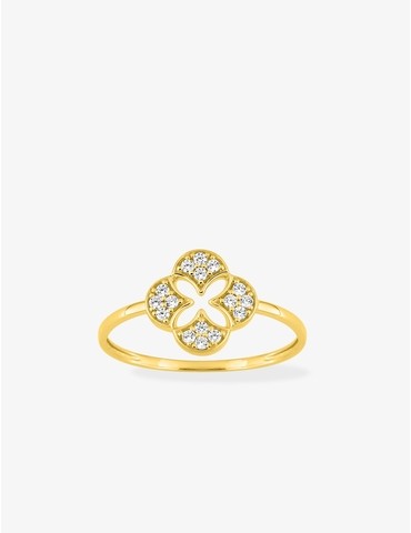Bague fantaisie en or jaune...
