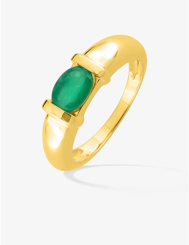 Bague solitaire en or 750‰...
