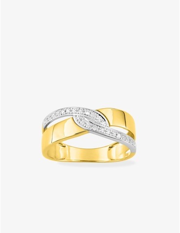Bague en or jaune 375‰...