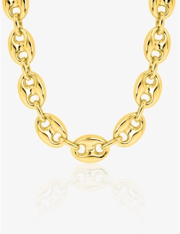 Chaine multilongueurs en or...