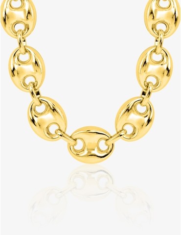 Chaine multilongueurs en or...