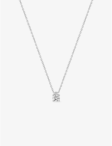 Collier en or blanc 750‰...