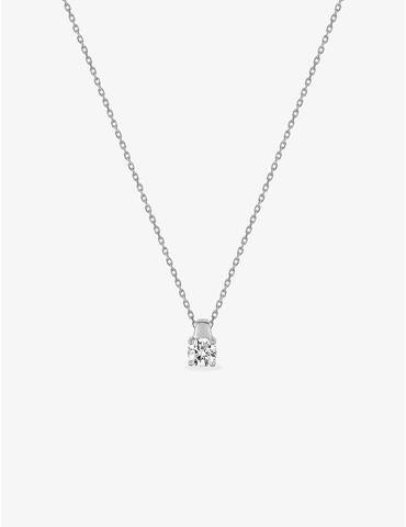 Collier en or blanc 750‰...