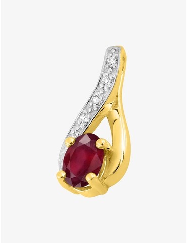 Pendentif en or jaune 375 ‰...