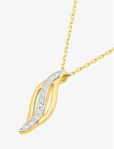 Collier en or jaune 375 ‰...