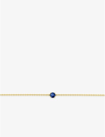 Bracelet solitaire or 750 ‰...
