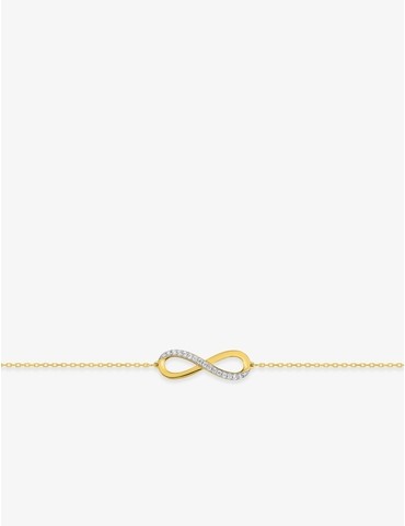 Bracelet infini or 750 ‰...